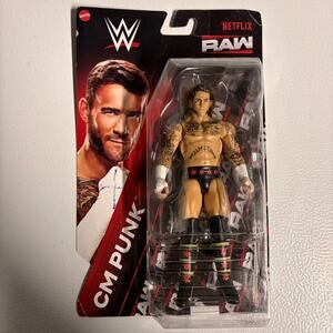 2024 WWE Mattel Main Event Basic CM Punk [Raw On Netflix Packaging]
